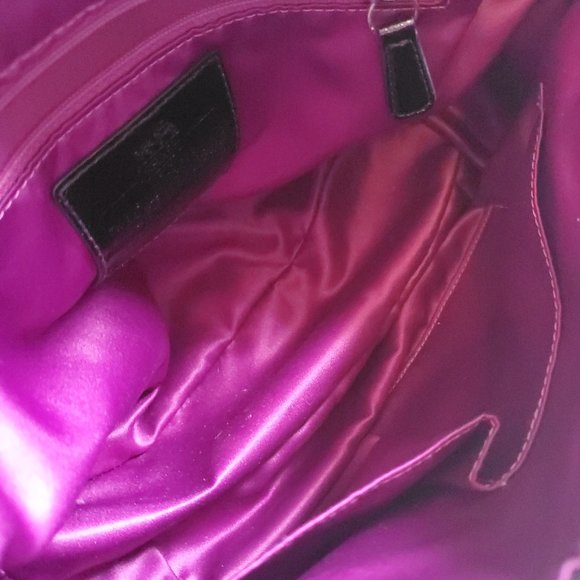 Coach Madison Pleated Black Fabric Sophia - Picture 2 of 14